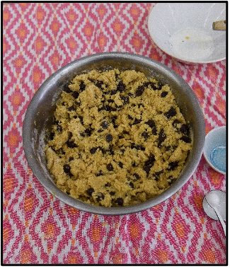 Sugar Substitute dough in a bowl