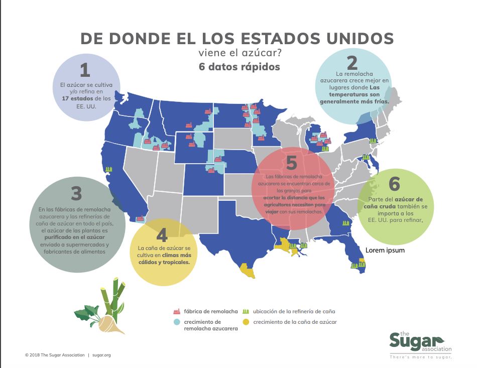 ¿De dónde proviene el azúcar?