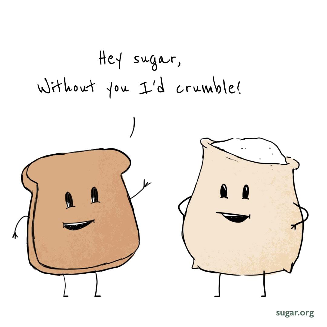 Bread cartoon.