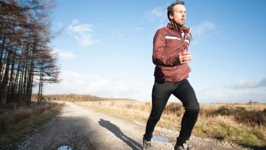 A man running