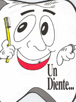 Un diente, dos dientes, dientes limpios, dientes buenos